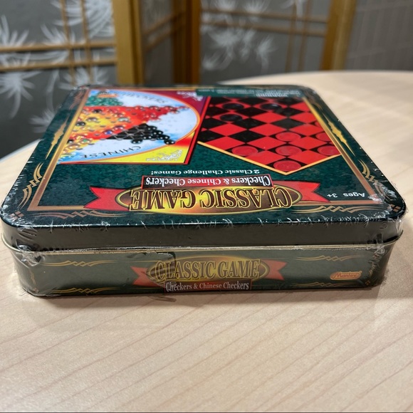 NWT Checkers & Chinese Checkers, 2 Classic Challenge Board Games Combo - Picture 3 of 4
